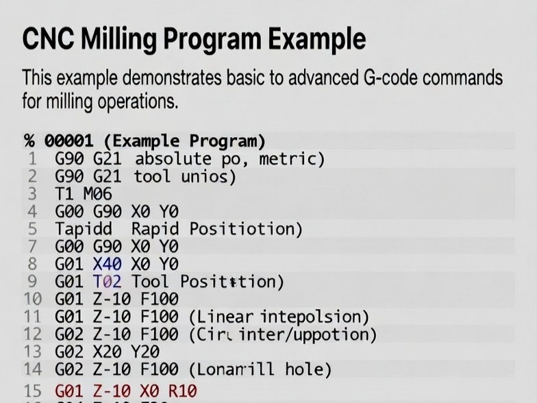 Introduction to G-Code in CNC Milling
