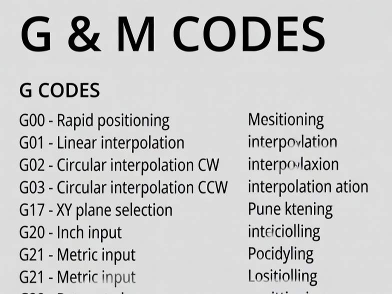 G & M Codes with Examples