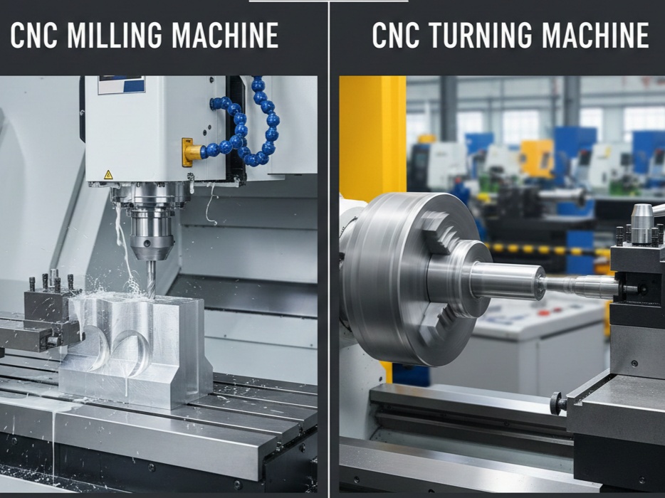 Difference Between CNC Milling and Turning Machines