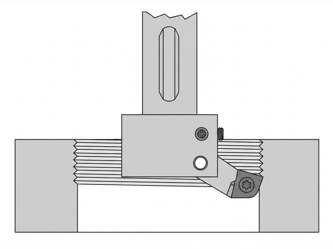 Fanuc G33 Thread Cutting on a CNC Mill