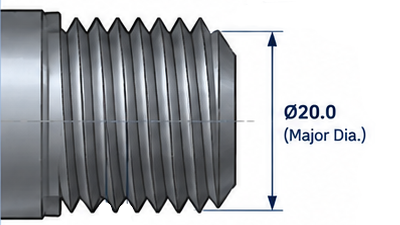 CNC Lathe G33 Threading Program Example